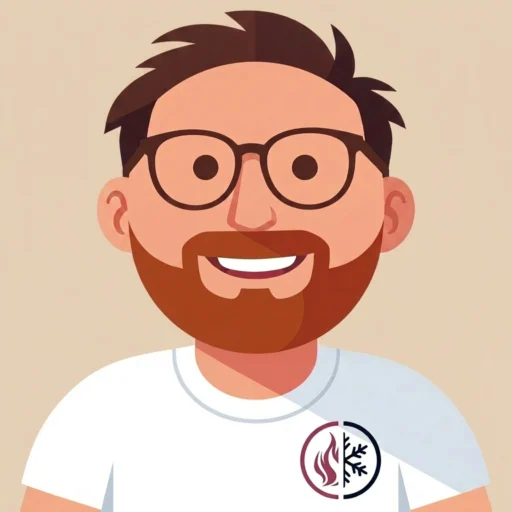 Portrait of Tyler Owens, co-owner of Double O Heating and Cooling