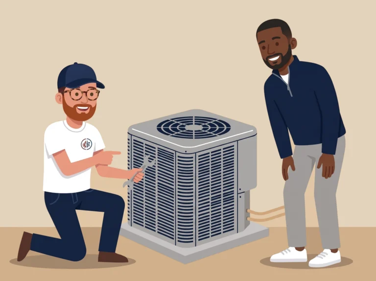 Cooling services illustration